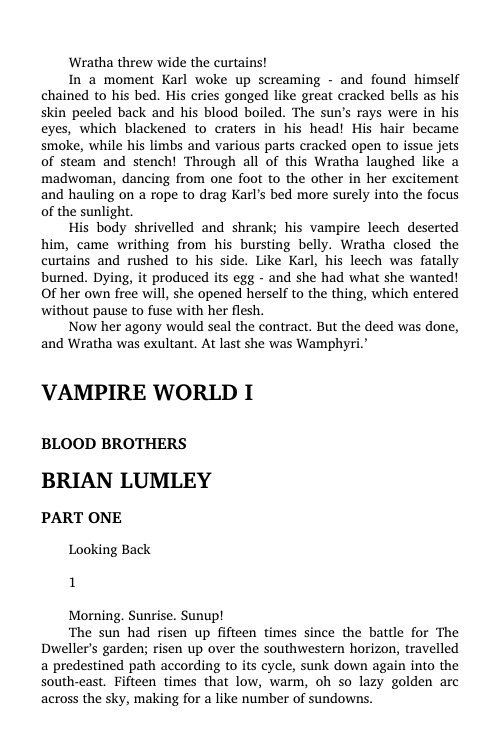 Necroscope 006 - Vampire World 01 - Blood Brothers