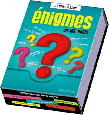 Calendrier 365 jours d'énigmes - L'Année à bloc